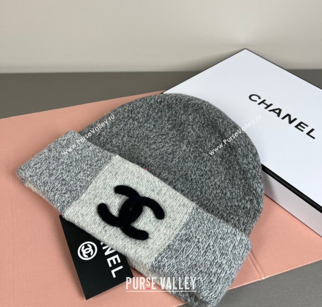 Chanel Knit Hat Grey 2026 CH010510 (SHI-260105064)