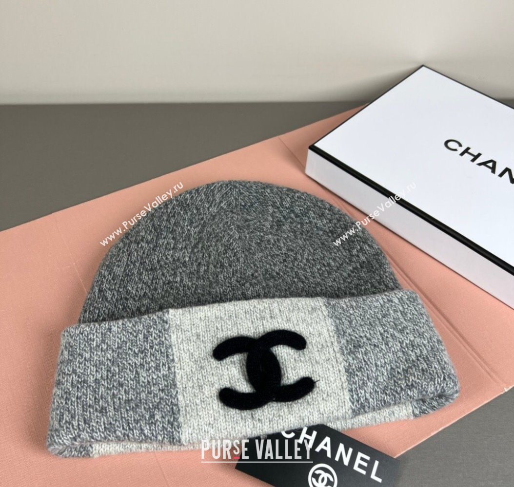 Chanel Knit Hat Grey 2026 CH010510 (SHI-260105064)