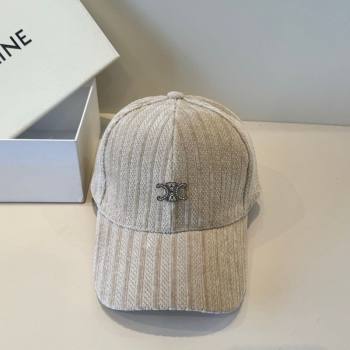 Celine Baseball Hat with Strass Beige 2026 CE010516 (XMN-260105114)