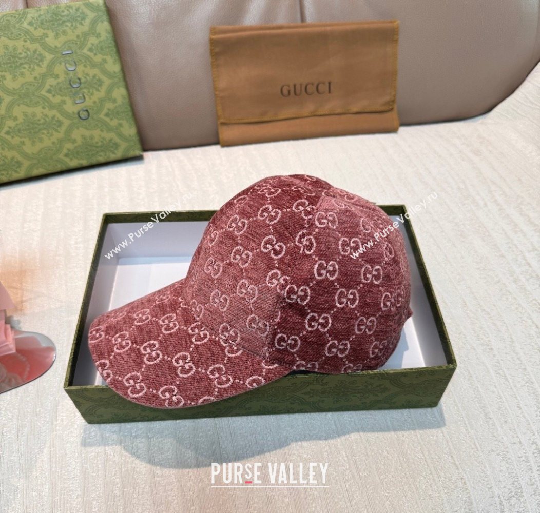 Gucci GG Baseball Hat Pink 2026 GG010518 (XMN-260105127)