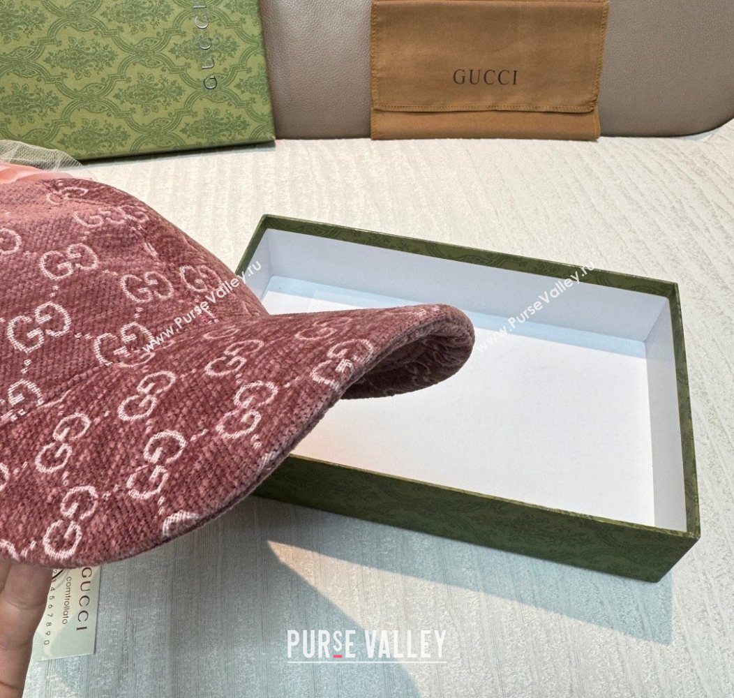Gucci GG Baseball Hat Pink 2026 GG010518 (XMN-260105127)
