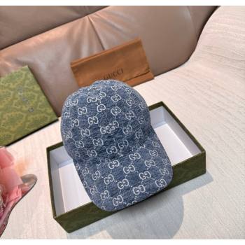 Gucci GG Baseball Hat Blue 2026 GG010518 (XMN-260105129)