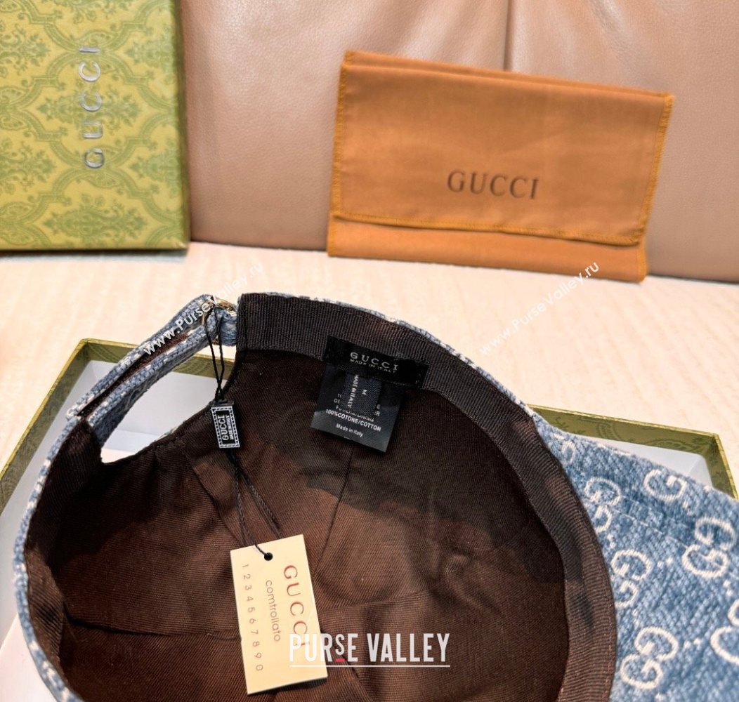 Gucci GG Baseball Hat Blue 2026 GG010518 (XMN-260105129)