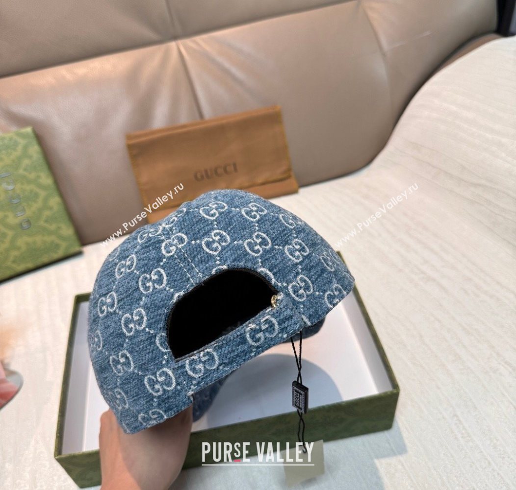 Gucci GG Baseball Hat Blue 2026 GG010518 (XMN-260105129)