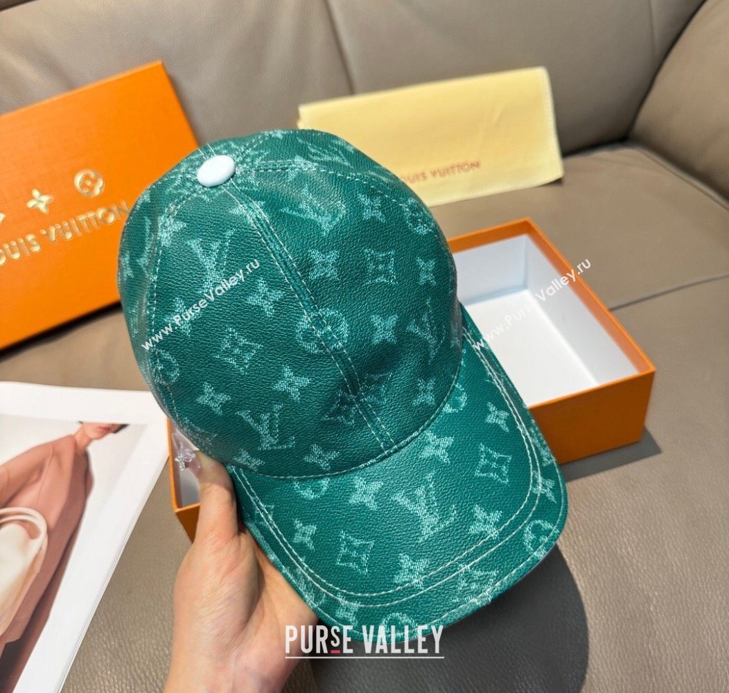 Louis Vuitton Baseball Hat Green 2026 LV010518 (XMN-260105131)