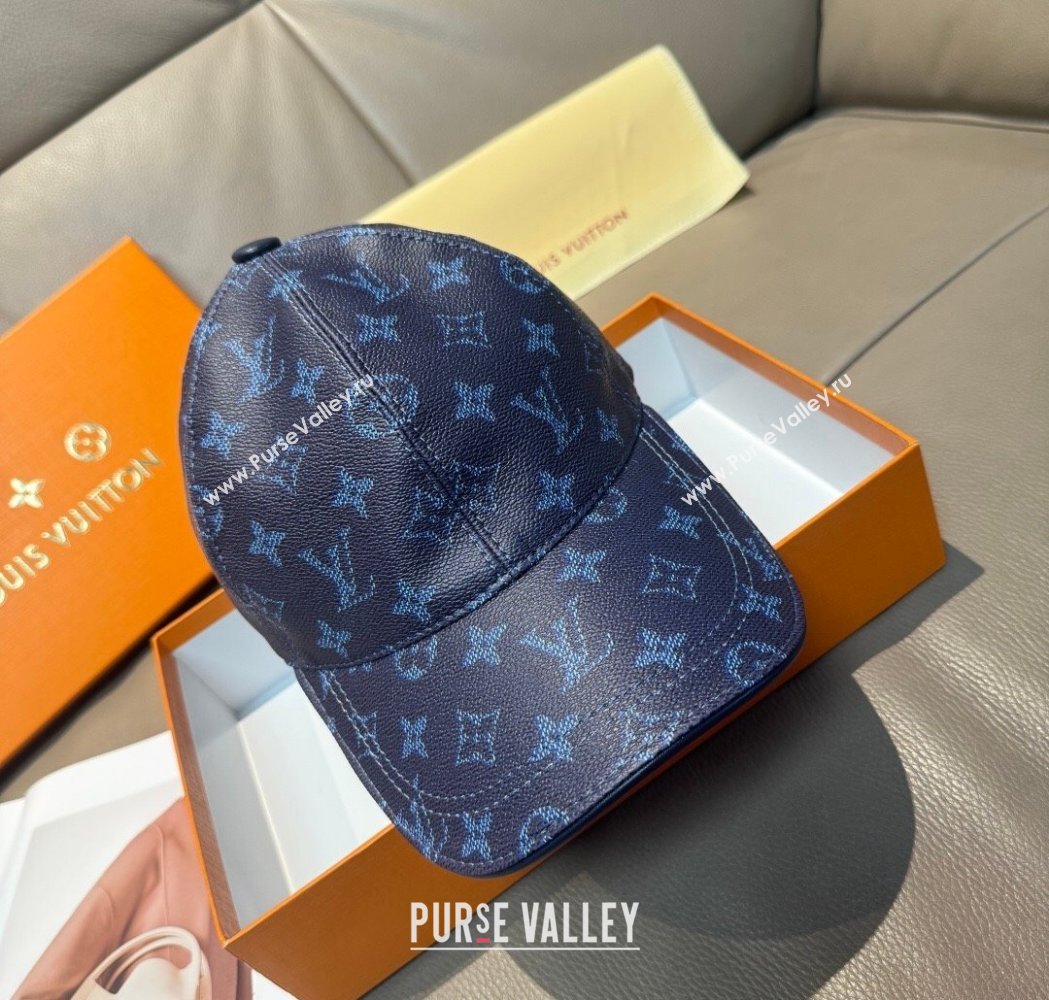 Louis Vuitton Baseball Hat Dark Blue 2026 LV010518 (XMN-260105133)