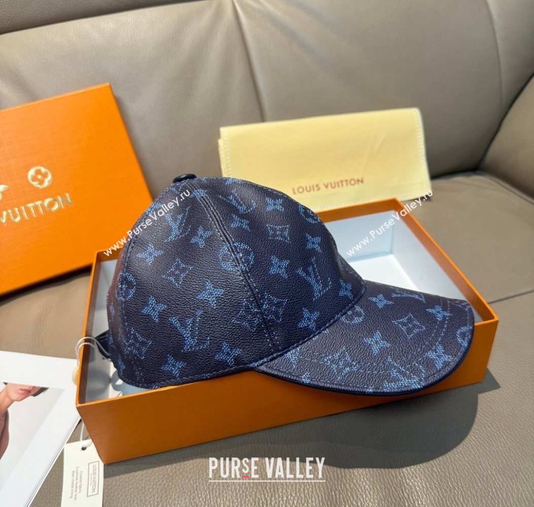 Louis Vuitton Baseball Hat Dark Blue 2026 LV010518 (XMN-260105133)