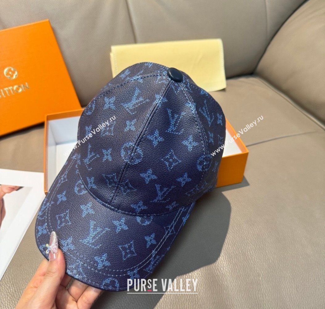Louis Vuitton Baseball Hat Dark Blue 2026 LV010518 (XMN-260105133)