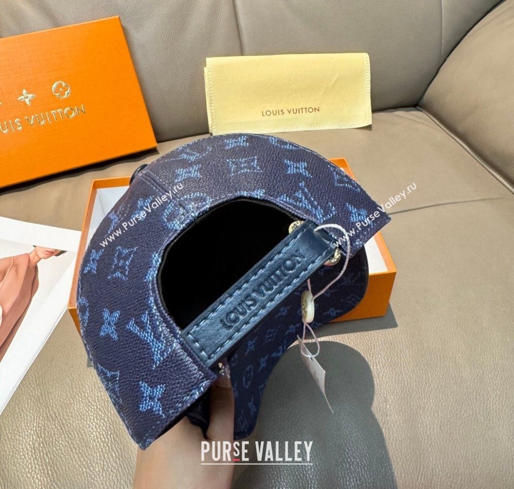 Louis Vuitton Baseball Hat Dark Blue 2026 LV010518 (XMN-260105133)