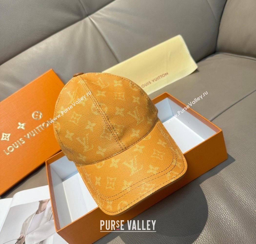 Louis Vuitton Baseball Hat Yellow 2026 LV010518 (XMN-260105134)