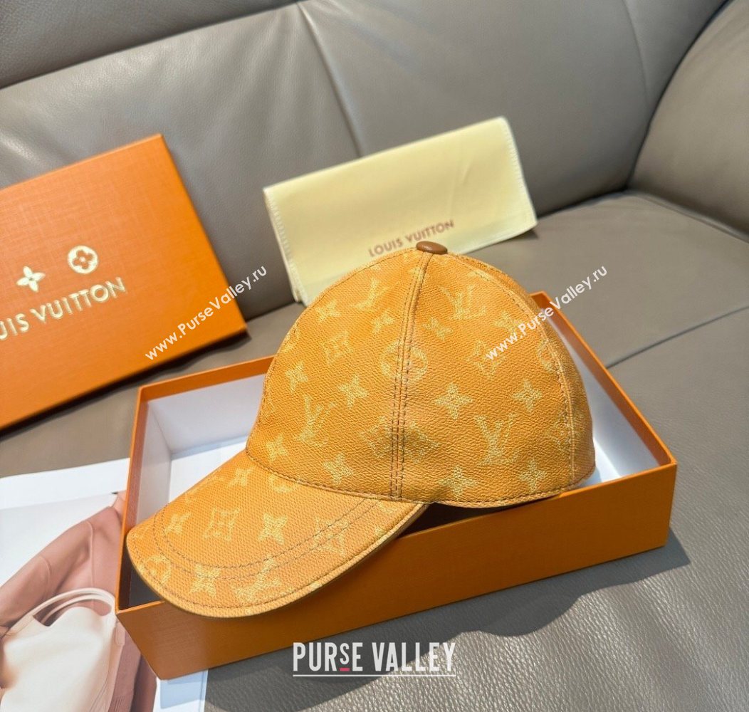 Louis Vuitton Baseball Hat Yellow 2026 LV010518 (XMN-260105134)