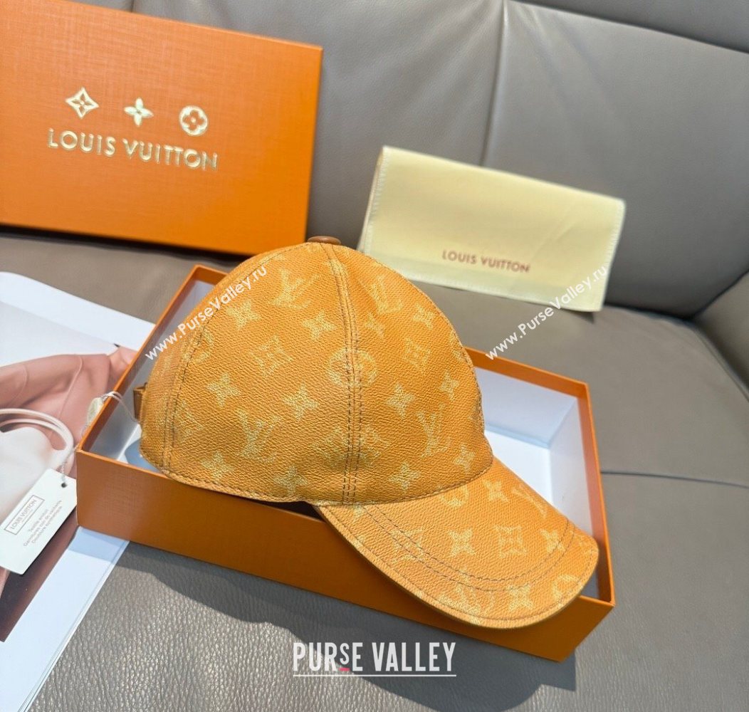 Louis Vuitton Baseball Hat Yellow 2026 LV010518 (XMN-260105134)