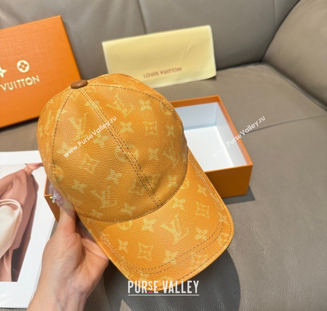 Louis Vuitton Baseball Hat Yellow 2026 LV010518 (XMN-260105134)