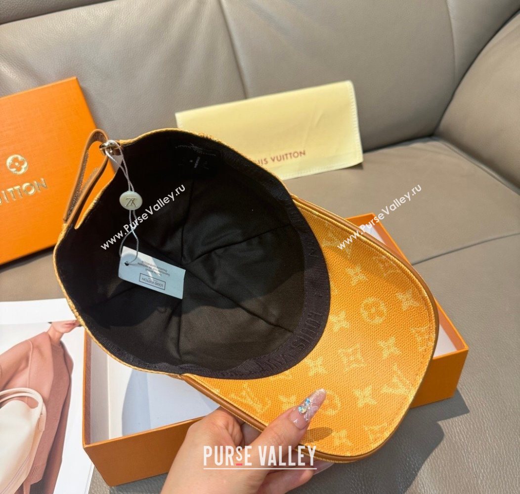 Louis Vuitton Baseball Hat Yellow 2026 LV010518 (XMN-260105134)