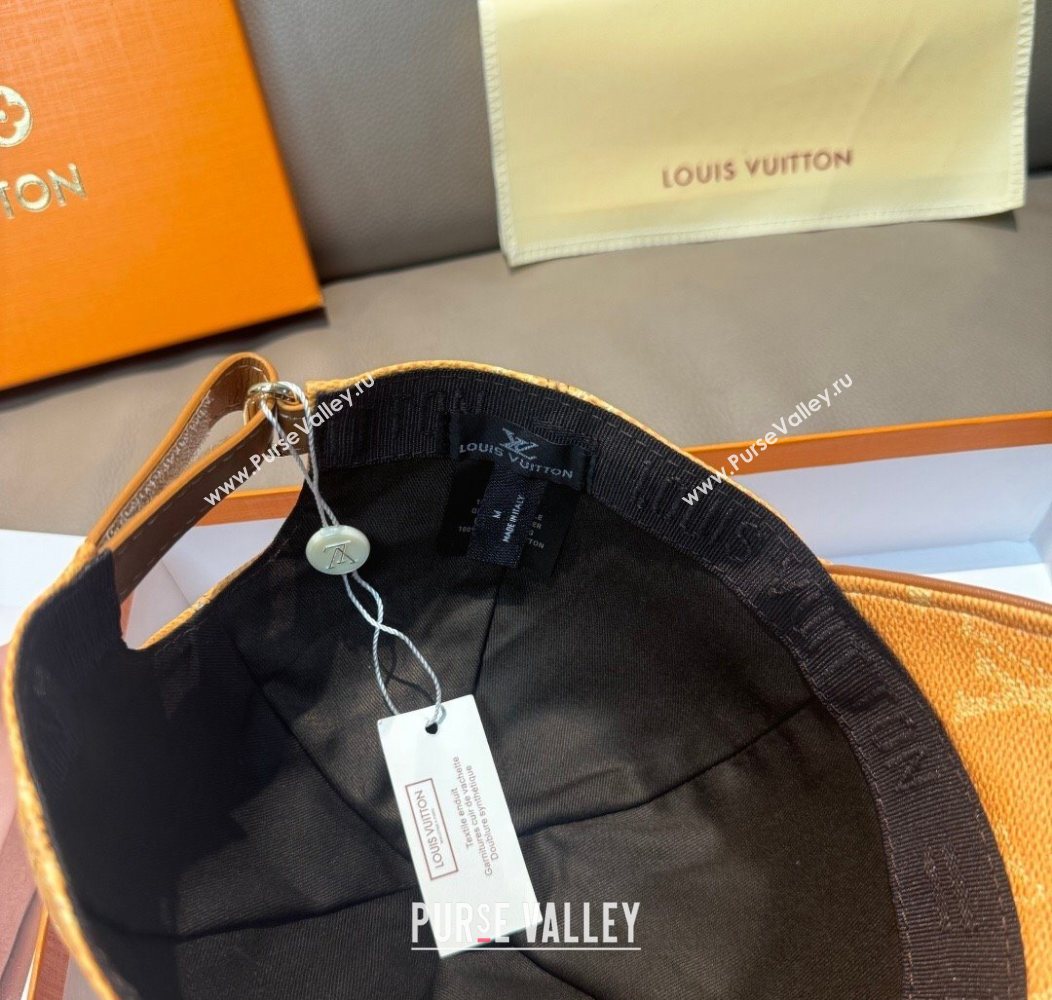 Louis Vuitton Baseball Hat Yellow 2026 LV010518 (XMN-260105134)