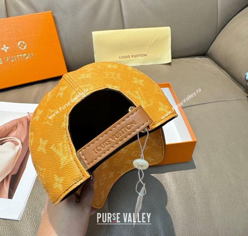 Louis Vuitton Baseball Hat Yellow 2026 LV010518 (XMN-260105134)