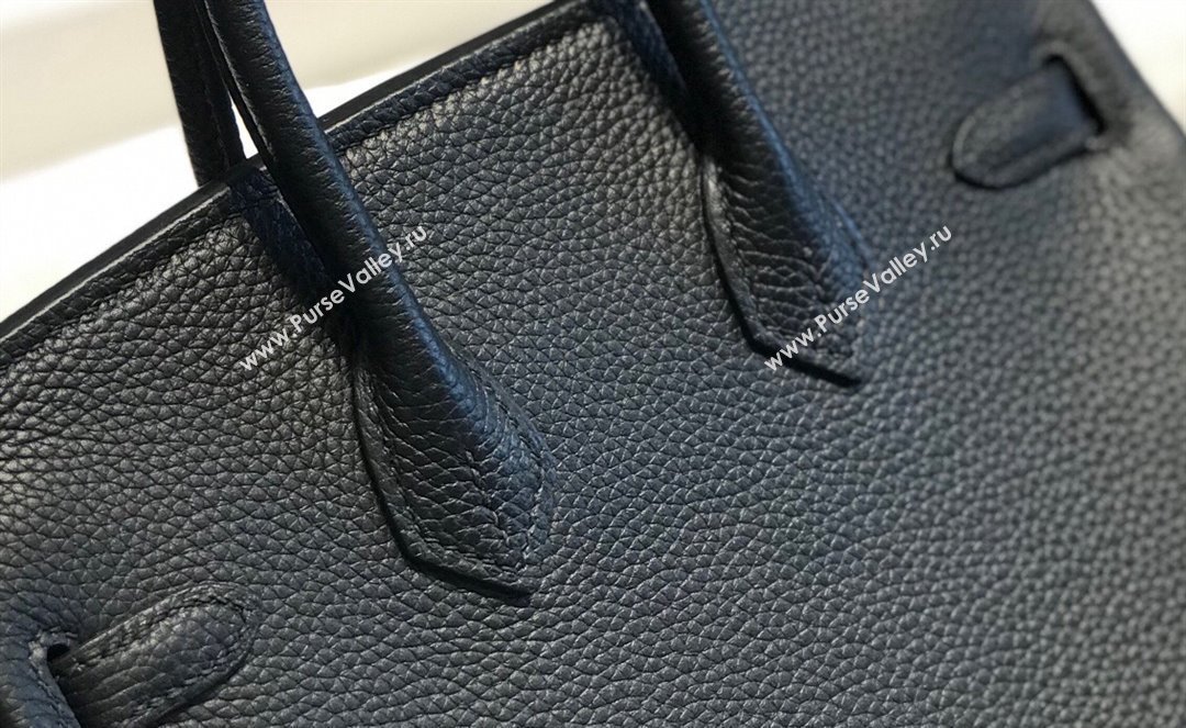 Hermes Birkin 25cm Bag in Togo Calfskin Black/Gold 2022 (FL-22031551)