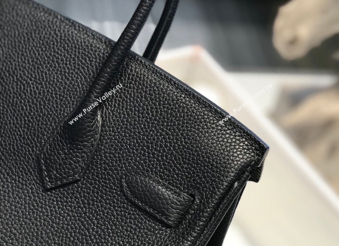 Hermes Birkin 30cm Bag in Togo Calfskin Black/Gold 2022 (FL-22031552)