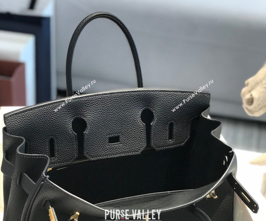 Hermes Birkin 30cm Bag in Togo Calfskin Black/Gold 2022 (FL-22031552)