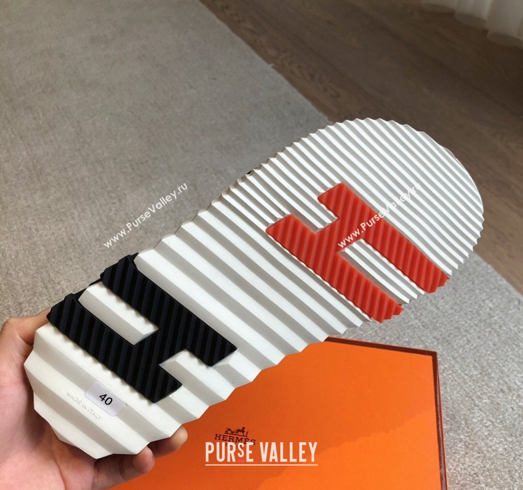 Hermes Infra Slide Sandals in Nappa Leather Black 2024 (XC-240226085)