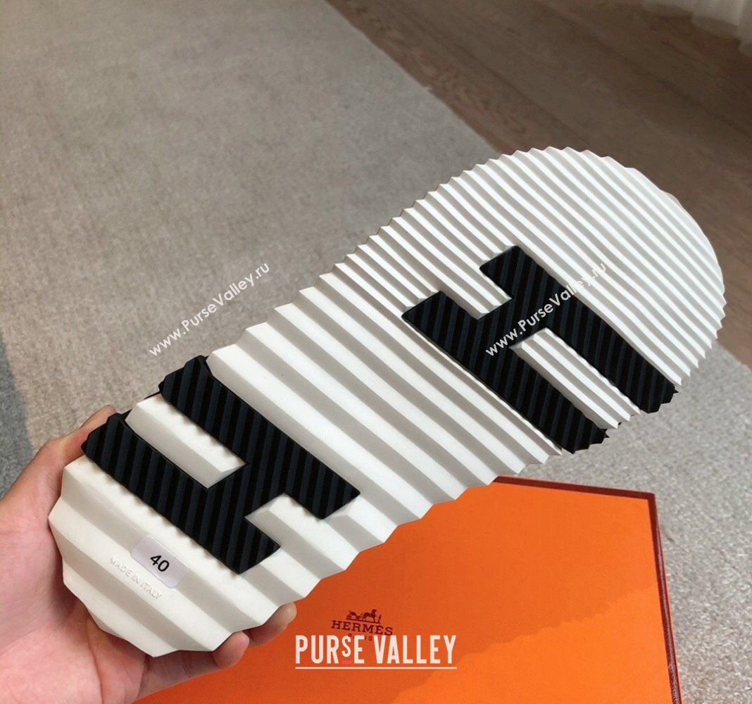 Hermes Infra Slide Sandals in Nappa Leather White 2024 (XC-240226086)