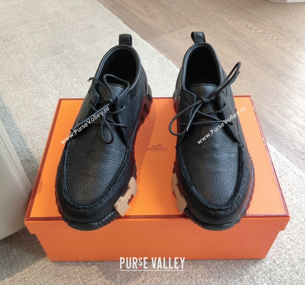 Hermes Increase Sneakers in Calfskin Black 2024 (XC-240425112)