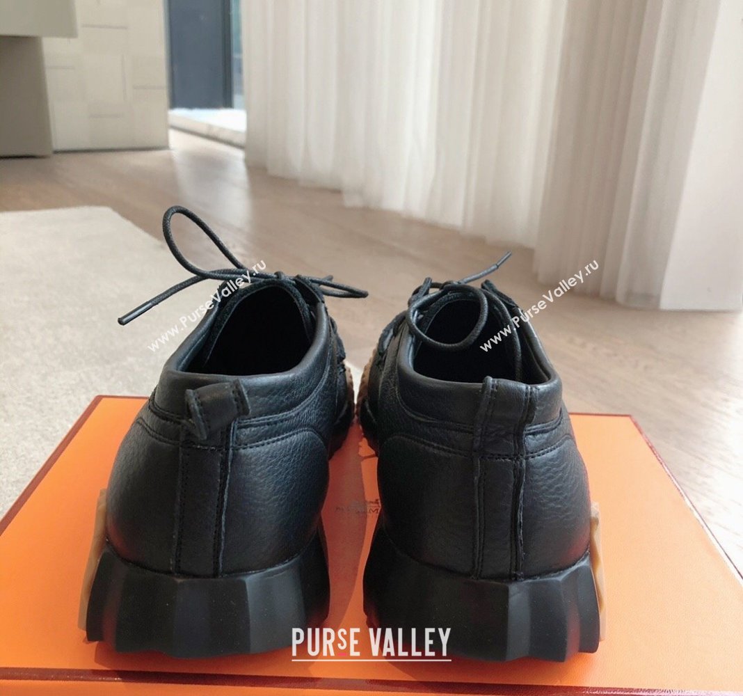 Hermes Increase Sneakers in Calfskin Black 2024 (XC-240425112)