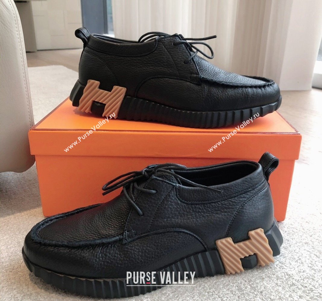 Hermes Increase Sneakers in Calfskin Black 2024 (XC-240425112)