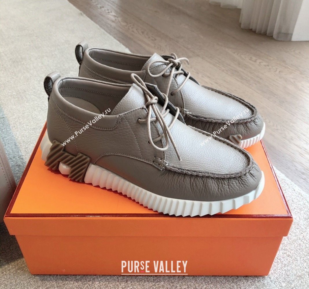Hermes Increase Sneakers in Calfskin Grey 2024 (XC-240425113)