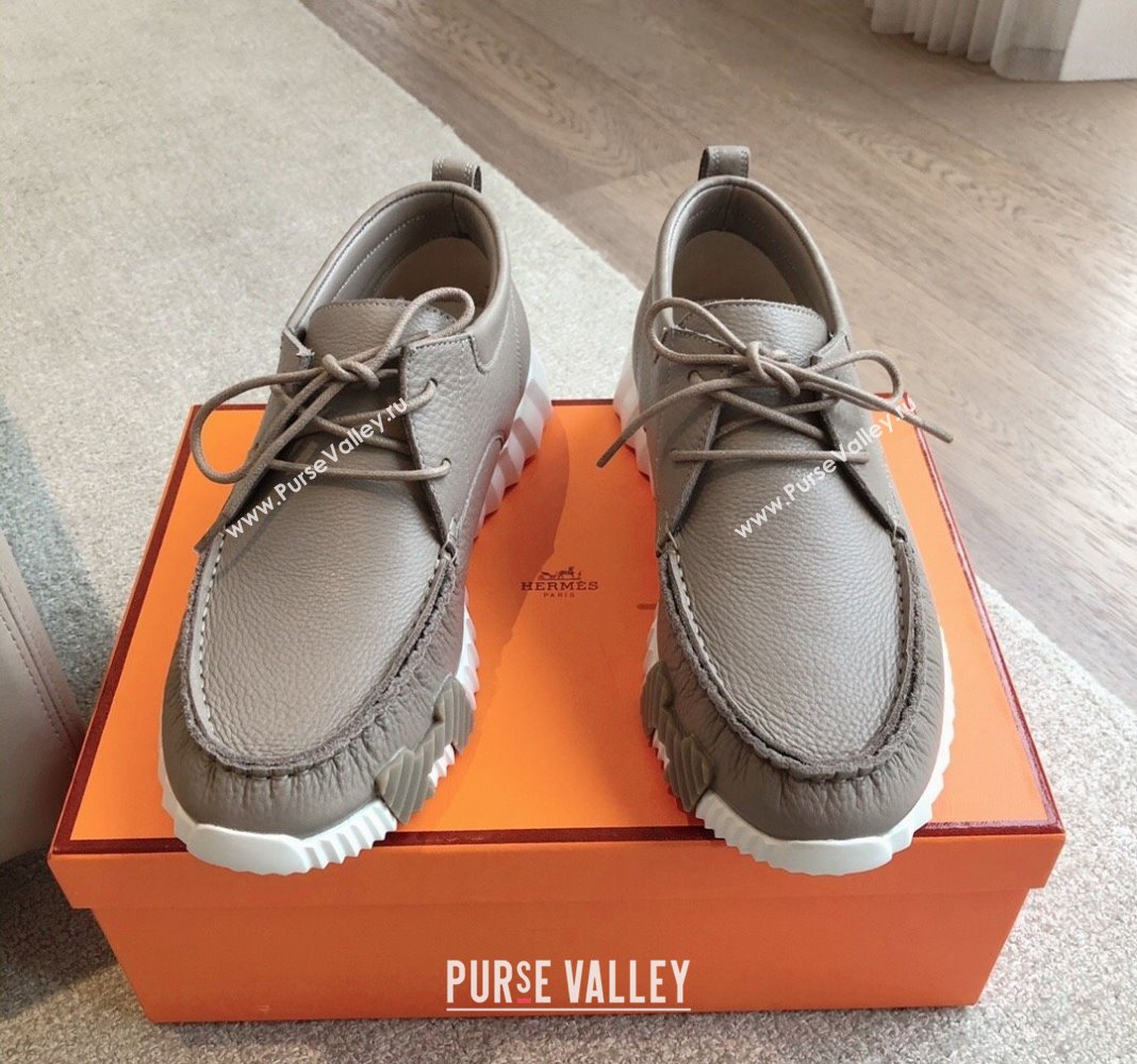 Hermes Increase Sneakers in Calfskin Grey 2024 (XC-240425113)