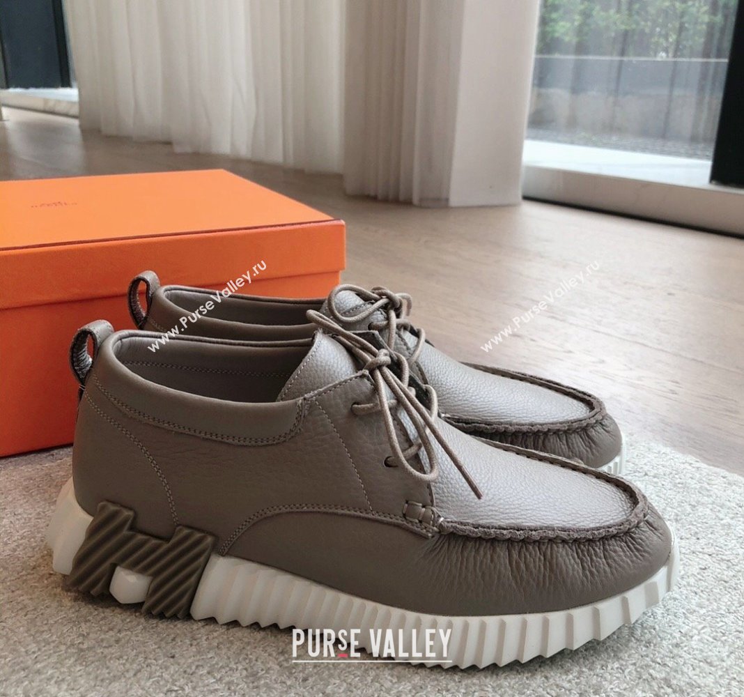 Hermes Increase Sneakers in Calfskin Grey 2024 (XC-240425113)