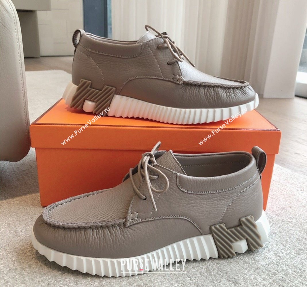 Hermes Increase Sneakers in Calfskin Grey 2024 (XC-240425113)