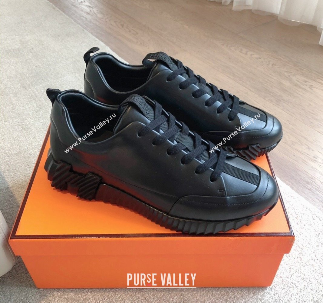 Hermes Jump sneakers in calfskin All Black 2024 (XC-240724006)