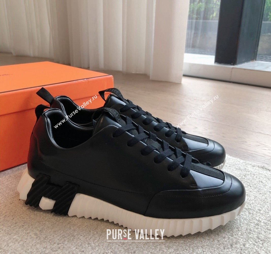 Hermes Jump sneakers in calfskin Black 2 2024 (XC-240724007)