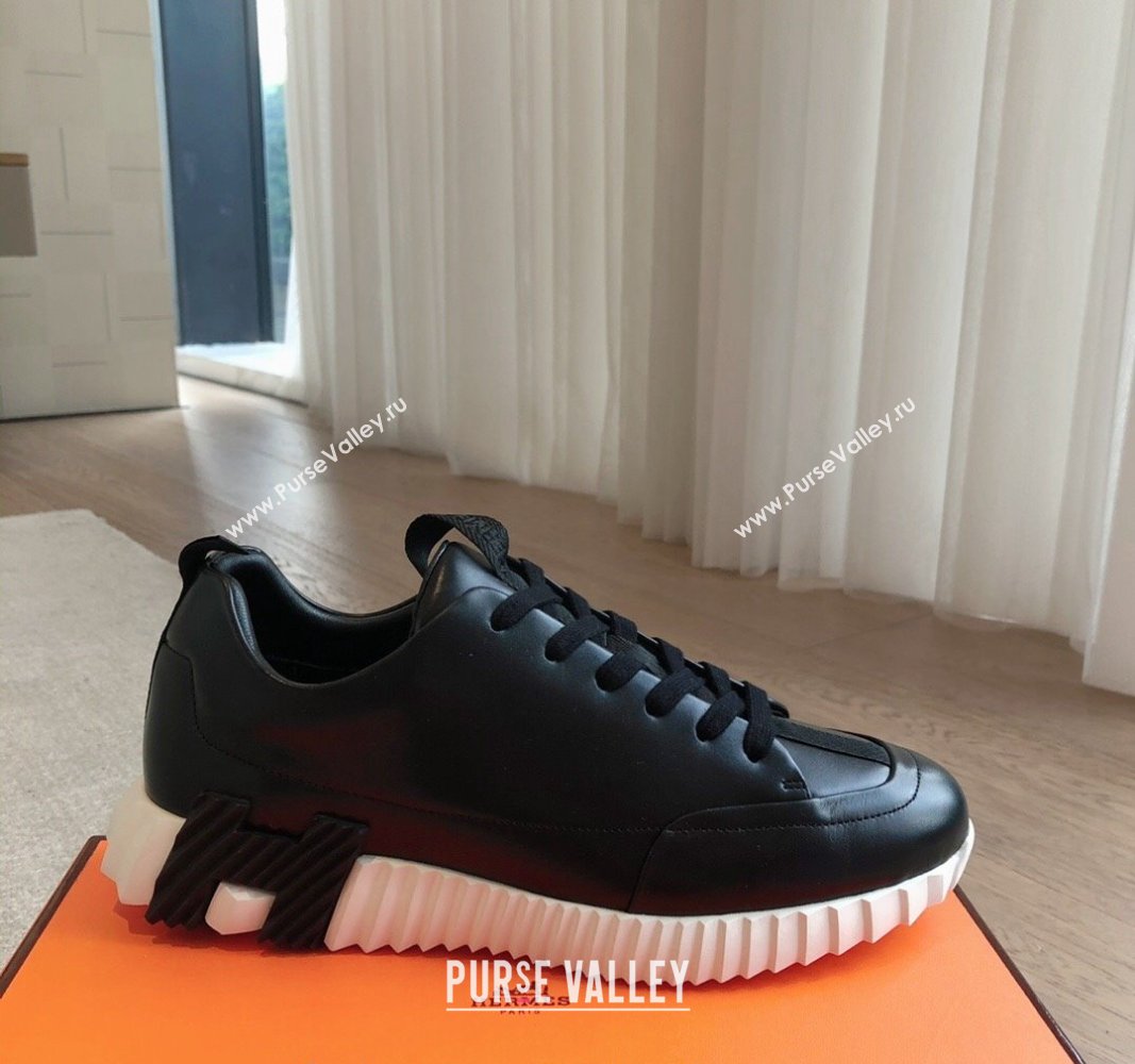 Hermes Jump sneakers in calfskin Black 2 2024 (XC-240724007)