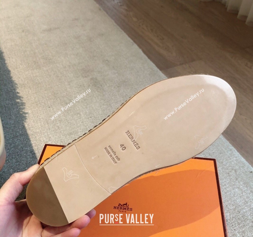 Hermes Trip Espadrilles Flat in Suede Brown 2024 (XC-240907062)