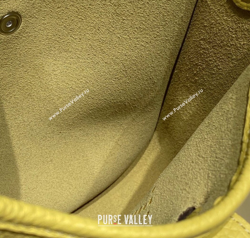 Hermes Evelyne Mini Bag 18cm in Togo Calfskin Chick Yellow 2025 0118 (FL-250118021)