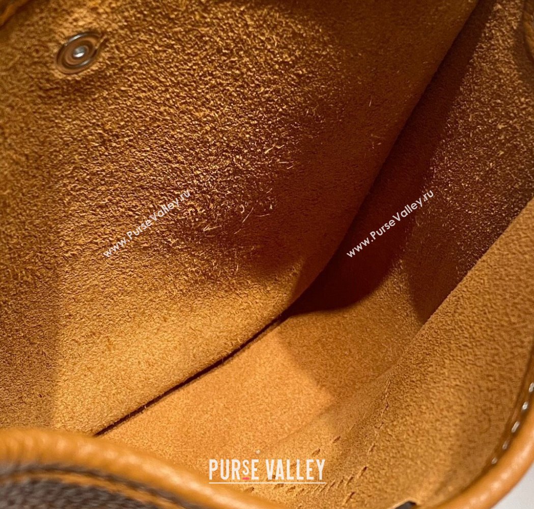 Hermes Evelyne Mini Bag 18cm in Togo Calfskin Golden Brown 2025 0118 (FL-250118029)