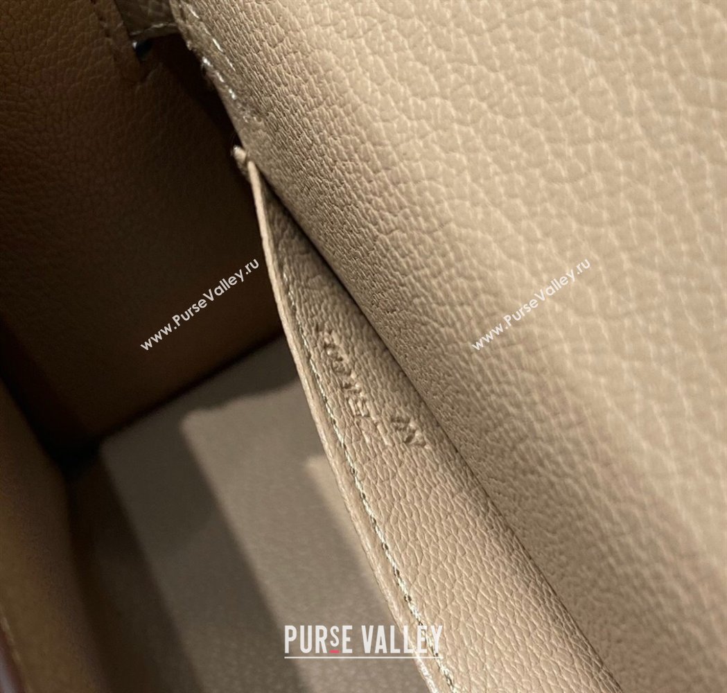 Hermes Mini Kelly II Bag 19cm in Epsom Leather Dove Grey 2025 0118 (FL-250118034)