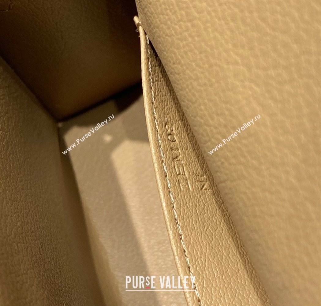 Hermes Mini Kelly II Bag 19cm in Epsom Leather Milk Tea 2025 0118 (FL-250118038)