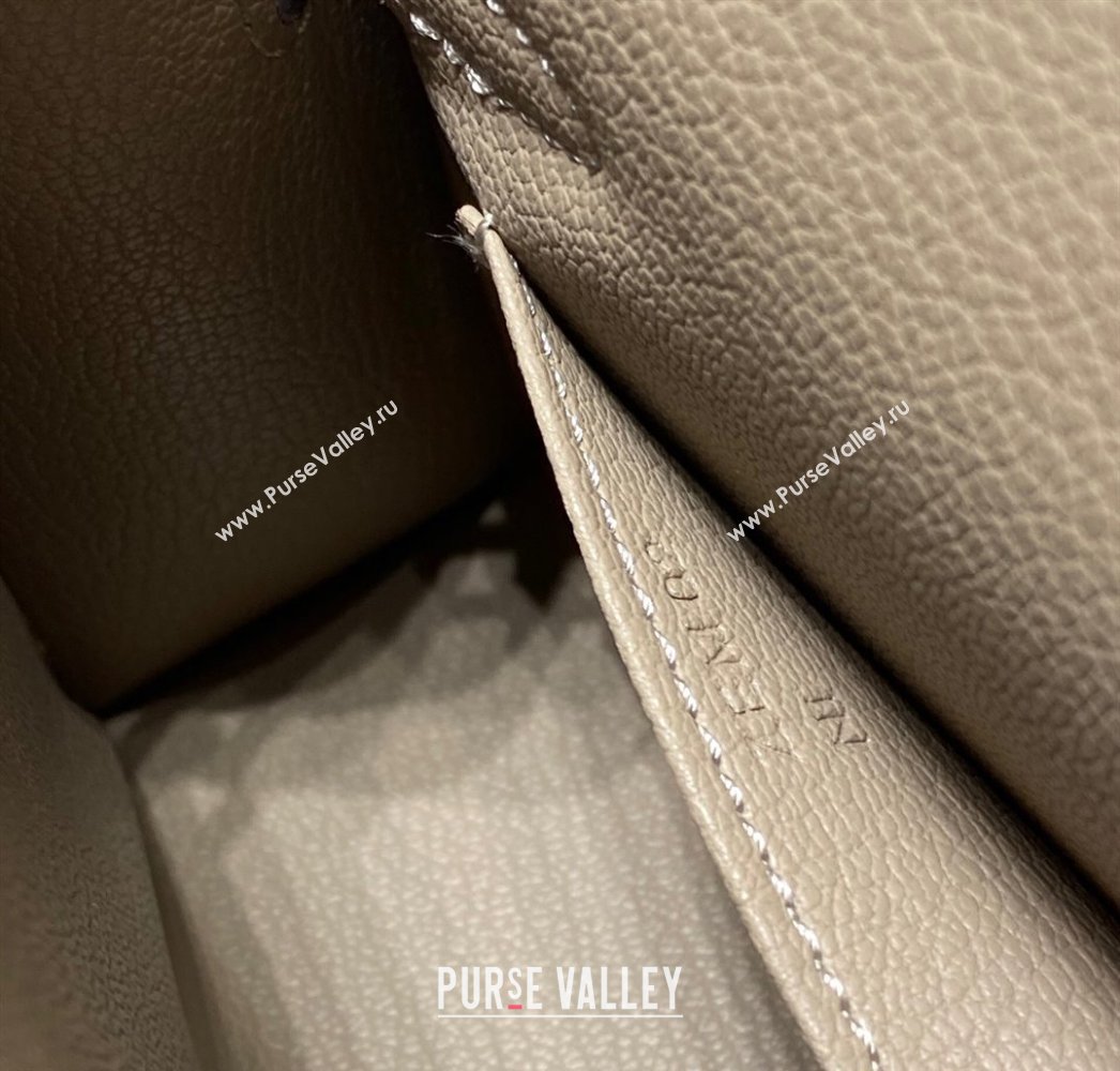 Hermes Mini Kelly II Bag 19cm in Epsom Leather Pitch Grey 2025 0118 (FL-250118039)