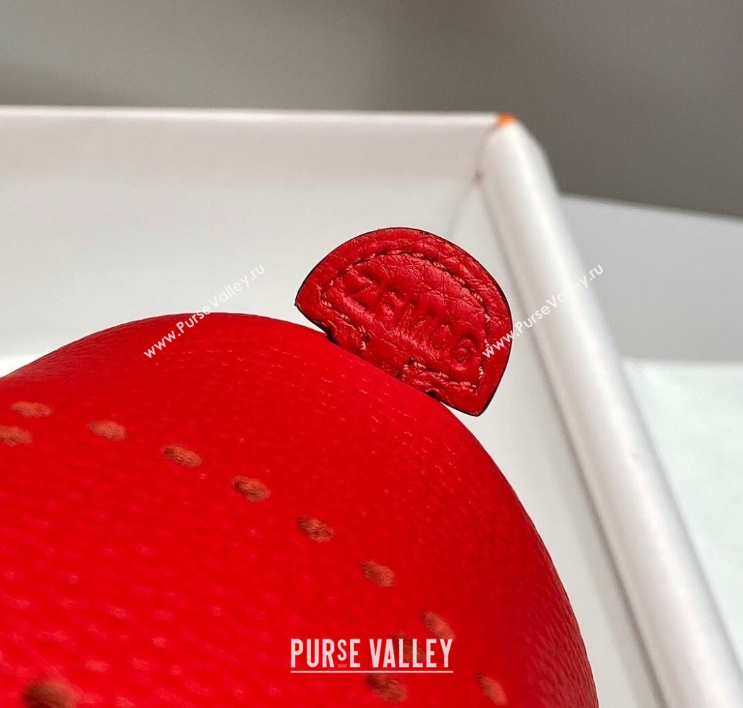 Hermes Evelyne Mini Bag 18cm in Togo Calfskin Chinese Red 2025 0118 (FL-250118016)