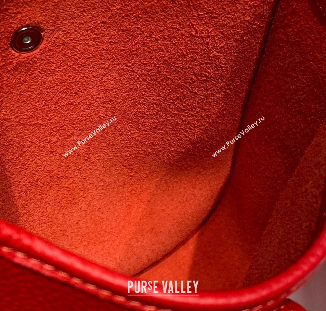 Hermes Evelyne Mini Bag 18cm in Togo Calfskin Chinese Red 2025 0118 (FL-250118016)