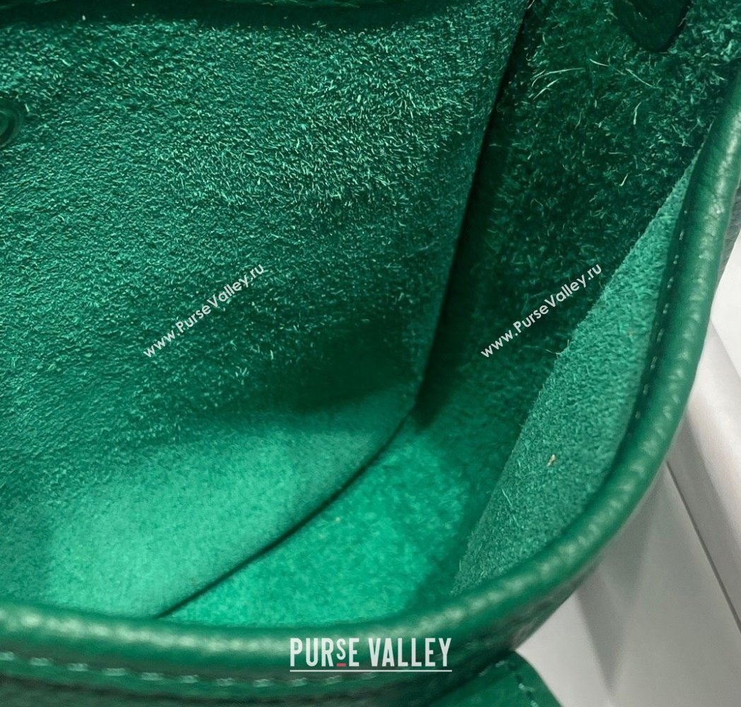 Hermes Evelyne Mini Bag 18cm in Togo Calfskin Emerald Green 2025 0118 (FL-250118017)