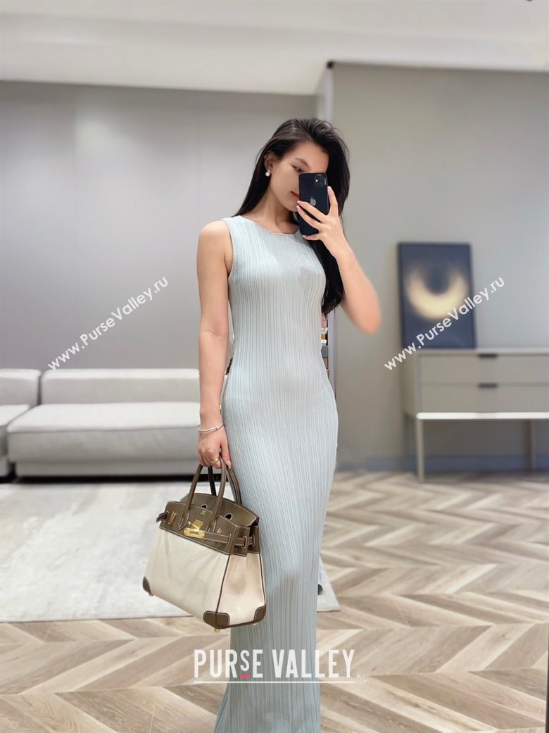 Hermes Birkin 30cm Bag in Canvas and Swift Calfskin with Gold Hardware Elephant Grey 2025 (Half Handmade) (FL-250701072)