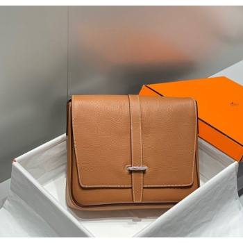 Hermes Steve Light Junior Messenger Bag in Grained Calfskin 2025 (Half Handmade) (FL-250701066)