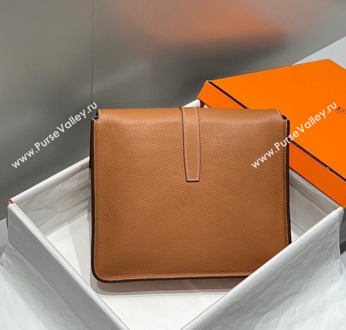 Hermes Steve Light Junior Messenger Bag in Grained Calfskin 2025 (Half Handmade) (FL-250701066)