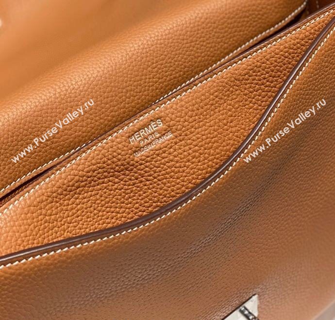 Hermes Steve Light Junior Messenger Bag in Grained Calfskin 2025 (Half Handmade) (FL-250701066)