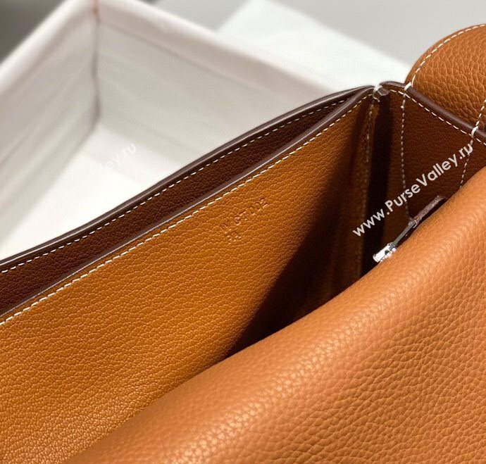 Hermes Steve Light Junior Messenger Bag in Grained Calfskin 2025 (Half Handmade) (FL-250701066)