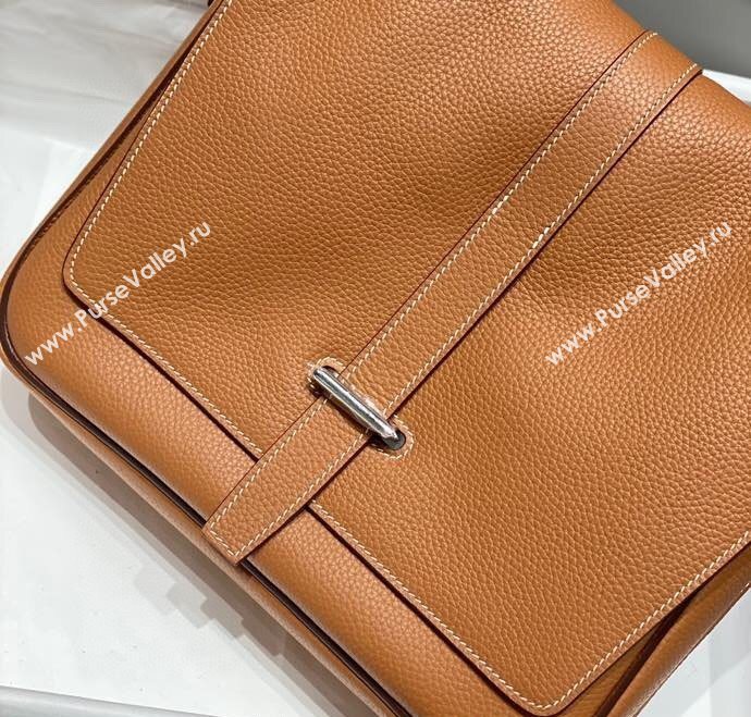 Hermes Steve Light Junior Messenger Bag in Grained Calfskin 2025 (Half Handmade) (FL-250701066)